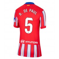 Maglia Calcio Atletico Madrid Rodrigo De Paul #5 Prima Divisa Donna 2024-25 Manica Corta